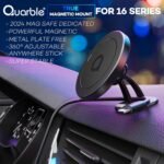 Compatible with Mag Safe Car Mount Dashboard Magnetic 360° Adjustable Phone Holder Soft Rubber Front Compatible with iPhone 16/15/ 14/13/ 12/ Pro/Pro Max No Metal Plate Needed Since 2021 - Image 3