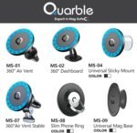 Compatible with Mag Safe Car Mount Dashboard Magnetic 360° Adjustable Phone Holder Soft Rubber Front Compatible with iPhone 16/15/ 14/13/ 12/ Pro/Pro Max No Metal Plate Needed Since 2021 - Image 5
