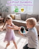 acer Kids Bluetooth Headphones, 85/94dB Volume Limited, 60H Playtime, Bluetooth 6.0, Lightweight Over-Ear Wireless Headphones for Kids, Toddler Headphones with Built-in Mic, Purple-Green - Image 4