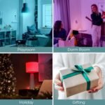 GE LED+ Color Changing LED Light Bulbs with Remote, No App or Wi-Fi Required, A19 Standard Bulbs (2 Pack) - Image 4