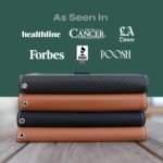 SafeSleeve Wallet Leather Case for iPhone 17 EMF Blocker for Cell Phone with 3 Card Holder & Adjustable Stand – Magnetic Closure, and Magnetic Folio Protection for Daily Use (Beige) - Image 3