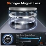 TOCOL for iPhone 16 Pro Case, Full Camera Protection, Compatible with Magsafe, Drop Protection, Translucent Magnetic Matte Phone Case for iPhone 16 Pro 6.3 inch (Black) - Image 4