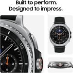 Samsung Galaxy Watch 8 Classic (2025) 46mm Bluetooth Smartwatch, Cushion Design, Rotating Bezel, Quick Button, Sleep Coaching, Running Coach, Energy Score, White [US Version, 2 Yr Warranty] - Image 3