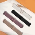 4 Pack Stretchy Watch Bands Compatible with Woneligo/Fitpolo Smart Watch IDW13, 22mm Loop Nylon Elastic Fabric Strap for FITVII H56/ENOMIR ID208BT/TOOBUR IDW16/MILOUZ IDW19 Watch - Image 3