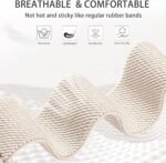 4 Pack Stretchy Watch Bands Compatible with Woneligo/Fitpolo Smart Watch IDW13, 22mm Loop Nylon Elastic Fabric Strap for FITVII H56/ENOMIR ID208BT/TOOBUR IDW16/MILOUZ IDW19 Watch - Image 6