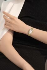 Golden Maple Watches for Women, Small Oval Stainless Steel Case, Mother fo Pearl Dial, Dainty Ladies Watches, Luxury Gifts for Her - Image 4