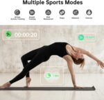 Health Fitness Tracker, Smart Watch with 24/7 Heart Rate and Blood Oxygen Monitor, Sleep Tracker with IP68 Waterproof, Activity Tracker Pedometer Step Counter for Women Men - Image 5