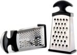 Norpro Mini Grip-EZ Slim Grater with 3 Surfaces, Silver - Image 3