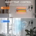 TURBRO Smart Temperature Controller Heating Cooling, WiFi-Enabled Thermostat with Timer and Temperature Monitoring for Home Brewing, Seedling, Greenhouse, and Reptile Terrarium, TC01 - Image 3