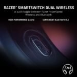 Razer Barracuda Wireless Gaming & Mobile Headset (PC, PlayStation, Switch 2, Android, iOS): 2.4GHz Wireless + Bluetooth - Integrated Noise-Cancelling Mic - 50mm Drivers - 40 Hr Battery - Black - Image 3