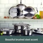 All-Clad D5 5-Ply Brushed Stainless Steel Stockpot 8 Quart Induction Oven Broiler Safe 600F Pots and Pans, Cookware Silver - Image 6
