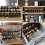 AISIPRIN 24 Pcs Glass Spice Jars with 398 Labels, 4oz Empty Square Spice Containers Seasoning Bottles - Shaker Lids, Funnel, Brush and Marker Included(Black Metal Caps) - Image 5