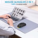 Wireless Bluetooth Mouse, Rechargeable USB Optical Mouse, 3 Adjustable DPI, LED Silent Dual Mode(Bluetooth 5.2 and 2.4G) Wireless Mouse for Laptop, PC, Mac，Ipad，Wide Compatibility. (Black) - Image 6