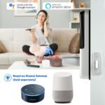 Smart Lock with Handle: Wi-Fi Keyless Entry Door Lock - Smart Locks for Front Door - Biometric Fingerprint Door Lock - Smart Door Lock with Keypad - Garage Door with App Control - Auto Lock - Image 5