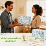 Matcha Whisk Set (7 pcs), Japanese Matcha Kit with Ceramic Bowl, Bamboo Chasen Whisk, Scoop, Sifter & Holder | Complete Starter Set for Beginners | Mother‘s Day, Father’s Day, Housewarming Gift - Image 7