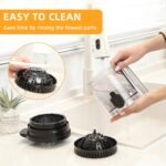 Electric Citrus Juicer, Hand-Free Citrus Juicer Machine with Cleaning Brush, High-Performance Automatic juice press for Lemon, Lime, Grapefruit, Pomegranate, Easy to clean - Image 5