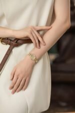 GOLDEN MAPLE Watches for Women, Dainty Gold Watch with Small Stainless Steel Case, Quartz Movement and Water Resistant, Adjustable Mesh Band - Image 4