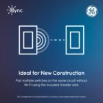 GE Cync Keypad Dimmer Smart Switch, Highly Customizable Dimmer Switch, Compatible with Alexa and Google Home, Matter Compatible, Easy to Install Smart Light Switch (1 Pack)​ - Image 4