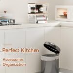 2 Pack Trash Bag Holder with Bamboo Lid, Stackable Trashbag Dispenser, Extra Large Garbage Bag Holder for Kitchen Laundry Room Under Sink Organization and Storage - Image 4