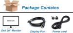 Dell P2016 Widescreen 20 inch LED Monitor, VGA, Display Port, 16.7 Million Colors, 178 Degree Viewing Angle, Built-in USB Hub, HD at 60Hz, 8ms Response time (Renewed) - Image 5