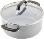 Farberware EcoAdvantage Ceramic Nonstick Cookware/Pots and Pans Set, 13 Piece - Gray - Image 7