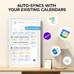 10.1" Digital Calendar, Meal Planner, Duty Chart, to Do List,HD Smart Touch Screen Home Interactive Smart Electron Calender - Built-in Digital Photo Frame Function (white, 10.1) - Image 3