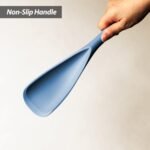 Cooking Spoon for Nonstick Cookwares, VOVOLY Silicone Spoon for Mixing, Scoop, and Scrape,Seamless Design, 12.6'', 2 Pack, Starry Blue - Image 5