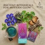 Térapy Ceylon Youthful Glow Tea Bags – Blue Butterfly Pea, Gotu Kola & Licorice Root Blend | Traditional Ayurvedic Herbal Tea Supporting Collagen for Skin & Hair Wellness | 18 Count - Image 6