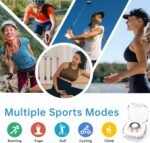 Smart Ring Health Tracker for Women and Men, Fitness Ring with Heart Rate, Blood Oxygen, HRV, Sleep & Step Tracking, No Subscription, IP68 Waterproof, Compatible with iOS & Android (Gold, 8) - Image 4