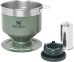 STANLEY Perfect Brew Pour Over | Manual Single Cup Coffee Maker | Drip Coffee Maker with Reusable Filter | Easy Clean Stainless Steel | BPA-Free | Hammertone Green - Image 4