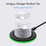 Yootech [2 Pack] Wireless Charger,10W Max Wireless Charging Pad Compatible with iPhone 17/17 Pro/17 Pro Max/Air/16/15/14/13/SE 2022/12/11,Samsung Galaxy S25/S24,for AirPods Pro 3(No AC Adapter) - Image 4