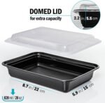 Igluu Meal Prep Containers Reusable (10 Pack) – Food Containers with Lids – Stackable, Microwave, Freezer & Dishwasher Safe – 28oz – 1 Compartment – BPA-Free - Image 4