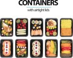 Igluu Meal Prep Containers Reusable (10 Pack) – Food Containers with Lids – Stackable, Microwave, Freezer & Dishwasher Safe – 28oz – 1 Compartment – BPA-Free - Image 6