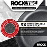 THE ROCK SOHO 15Pcs Cookware Set – Pots and Pans Set Non Stick with ROCK.TEC – Compact for Urban Kitchens, Nothing Sticks, Never Warps, Lasts Longer, Induction & Dishwasher Safe, Black - Image 3