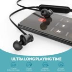 Bluetooth Headphones Neckband 20Hrs Playtime V5.0 Wireless Headset Sport Noise Cancelling Earbuds w/Mic for Gym Running Compatible with iPhone Samsung Android - Image 4