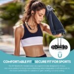 Bluetooth Headphones Neckband 20Hrs Playtime V5.0 Wireless Headset Sport Noise Cancelling Earbuds w/Mic for Gym Running Compatible with iPhone Samsung Android - Image 7