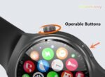 4G Smart Watch 1.43" Screen Watch Men 2GB+16GB Upgraded SL8541E Android 8.1 Smartwatch 950mAh Call WiFi GPS Fitness Tracker Sport Watch (Steel Band) - Image 6