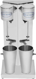 Double Head Milkshake Maker Machine, 180W 16000RPM Milk Shake Blender with Removable Cups, Commercial Electric Dual-Speed Beverage Blender for Yogurt, Milk, Cocktails, Smoothies - Image 4