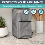 Crutello Food Processor Cover with Storage Pockets for Large Custom 11-14 Cup Processor, Kitchen Appliance Covers, For Kitchen Counter - Image 5