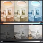 Smart LED Ceiling Light Work with Apple Homekit Alexa and Google Home RGBCW Color Changing Light Flush Mount Ceiling Lamp 24W Dimmable for Living Room, Bedroom, Home Use - Image 5