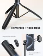 Phone Tripod Monopod with Light, NT99 67.7" Selfie Stick for Cell Phone＆Camera, Travel Tripod Stand with Remote Compatible with Smartphone Camera Gopro - Image 4