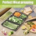 Nonstick Bakeware Set, New large size Cake Silicone Sheet Pan, baking pan dividers, Suitable for oven, air fryer to simplify cooking, Safe to use and easy to clean. - Image 3