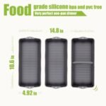 Nonstick Bakeware Set, New large size Cake Silicone Sheet Pan, baking pan dividers, Suitable for oven, air fryer to simplify cooking, Safe to use and easy to clean. - Image 5