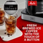 Melitta Aroma Series Programmable Drip Coffee Makers Parent (Aroma Tocco Plus Black and Stainless Steel 12 Cups) with 5-Pack Coffee Filters - Image 4
