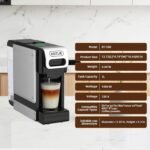 KOTLIE 19 Bar Capsules & Grounds Single-Serve Coffee Maker,Compatible with K*cup/Nes* Original/Dol*e Gusto/Grounds, 4-in-1, Pressure Relief Procedure, Silver - Image 6