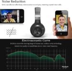 Bluedio H Turbine Wireless Bluetooth 5.0 Stereo Headphones with Mic, Shocking Bass Headphones with Storage Bag for Music Enthusiast, Voice Control (Black) - Image 5