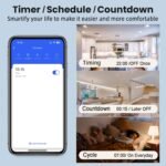 30A Hight Power WiFi Wireless Smart Switch with Energy Monitoring, DIY Switch for Smart Home Automation, Tuya APP Remote Control, Timer, Compatible with Alexa & Google Home - Image 7