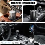 Cup Phone Holder for Car with 360° Adjustable Long Gooseneck, Cell Phone Holder Mount for Car | Truck | Golf Cart Compatible with iPhone & Samsung & All Smartphones - Image 5