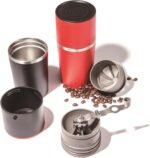 Cafflano Klassic : All-in-1, Drip Kettle+Grinder+Permanent Stainless Filter Dripper+Double-wall Tumbler, Pourover, Coffee Maker for Camping & Travel - Image 7