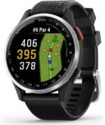 Garmin Approach S44 (Silver/Black) Golf GPS Smartwatch Bundle - 1.2" AMOLED Display, On-Course Features & 15H Battery Life with PlayBetter Screen Protectors & 5000mAh Portable Charger - Image 3